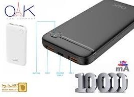 تصویر پاوربانک oak – مدل PB10 ظرفیت 10000 میلی آمپر ساعت 