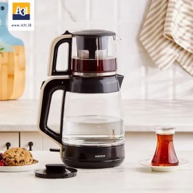 تصویر چایساز شیشه ای کاراجا karaca glass tea maker