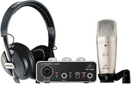 تصویر کارت صدا Behringer U-Phoria Podcasting Bundle - ارسال 20 روز کاری 