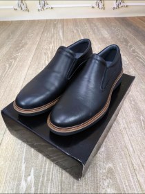 تصویر کفش رسمی و مجلسی مردانه مدل کرال کشی – چرم طبیعی تبریز Men’s Formal Leather Shoes – Coral Elastic Model, Tabriz Natural Leather