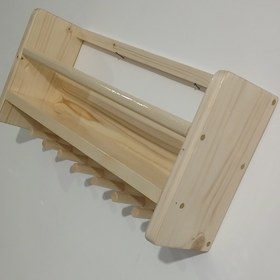 تصویر شلف اتاق کودک چوبی 