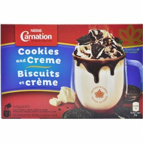 تصویر پودر هات چاکلت کارنیشن کوکی کرمی 25 گرم نستله - nestle 