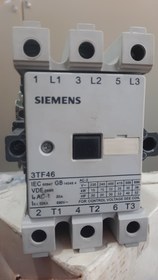 تصویر کنتاکتور 50 آمپر 22 کیلو وات SIMENS زیمنس 24ولت DC دی سی 3TF46 contactor 50 amps 22 kW simens 24 volt dc dc