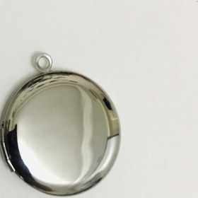 تصویر لاکت گرد استیل2 سانتی 