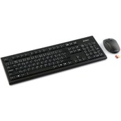 تصویر کیبورد و ماوس بی سیم ای فورتک مدل 7100N 7100N PADLESS Wireless Keyboard and Mouse