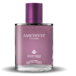 تصویر ادوپرفیوم مینیاتوری بانوان وودی سنس مدل آمتیس Amethyst حجم 30 میل 