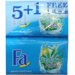 تصویر صابون فا 125 گرم مدل Vitalizing Aqua بسته 6 عددی 