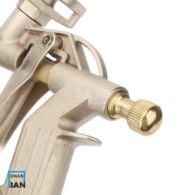 تصویر تفنگ اسپری فوم فلزی آلومینیوم دسته ارگونومیک 