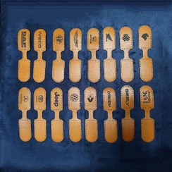 تصویر چرم برش خورده جاکلیدی ماشین لیزری مدل Jk02 