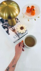 تصویر آباژور قارچی طلایی 