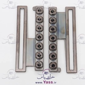 تصویر سگک جفتی دودی 14 نقطه 