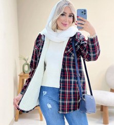 تصویر گلاویژ(شکت کلاه دارضخیم) جنس : چهارخونه پشمی و ببعی هم مردانه هم زنانه فری 36/46 رنگ بندی : آبی, آجری, زرد, سفید سورمه ای, سورمه ای قرمز, قرمز, قرمز مشکی, کد پنج, نارنجی - اجری 