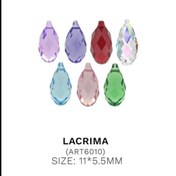 تصویر کریستال اشک رنگی سواروسکی 