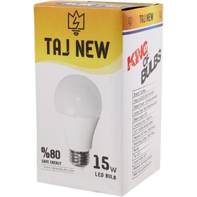 تصویر لامپ LED-15W تاج نیو مدل 64080 پایه E27 ا taj new 64080 