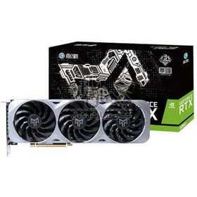 تصویر کارت گرافیک استوک گلکس GeForce RTX 3060 METALTOP MAX ظرفیت 12 گیگابایت 