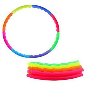 تصویر حلقه لاغری ، هولاهوپ 100 سانتیمتر 8 تکه Slimming ring, hula hoop 100 cm, 8 pieces