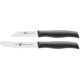 تصویر چاقو آشپزخانه ۲ پارچه زولینگ آلمان ZWILLING TWIN GRIP MESSERSET 2-TLG- SCHWARZ 