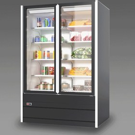 تصویر فریزر ایستاده دو درب موتور سرخود مدل آذریت ۱.۴ متری 