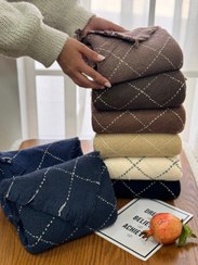 تصویر شال پاییزه - سرمه ای scarf