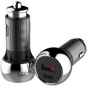 تصویر شارژر فندکی LDNIO مدل C1 Car Charger LDNIO C1