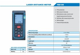 تصویر متر لیزری آکاد مدل TM100 