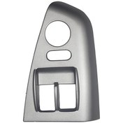 تصویر قاب کلید شیشه بالابر جلو چپ نقره ای مناسب برای ساینا و کوئیک 