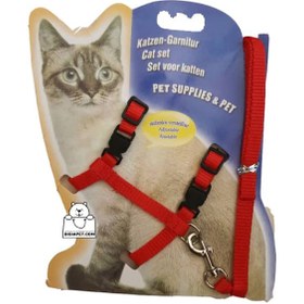 تصویر قلاده کتفی ا Dog،cat Harness Leash Tali Anjing 1.5cm Dog،cat Harness Leash Tali Anjing 1.5cm