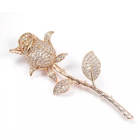 تصویر گل سینه طرح گل رُز کد 500 