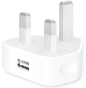 تصویر شارژر 5 وات آیفون کپی - سفید Apple Charger 5 W