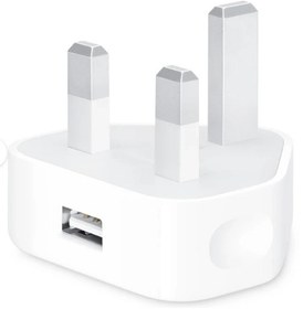 تصویر شارژر 5 وات آیفون های کپی - سفید Apple Charger 5 W