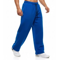 تصویر شلوار اسلش بگ مردانه رنگ آبی | پارچه دورس دونخ پنبه | مناسب تمام فصول 5007 