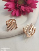 تصویر انگشتر زنانه ژوپینگ طرح طلا نگین دار 