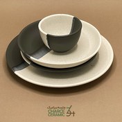 تصویر ست غذاخوری سرامیک طرح دامنه/ یک نفره‌/چهار تکه 