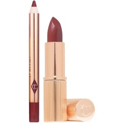 تصویر ست رژ لب و خط لب مینی شارلوت تیلبری مدل Pillow Talk 