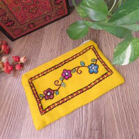 تصویر کیف پول پته دوزی پته کرمان