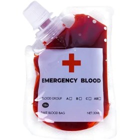 تصویر خون مصنوعی کیسه ای 