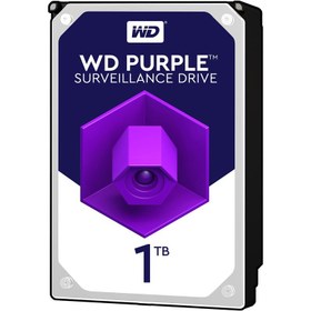 تصویر هارددیسک اینترنال وسترن دیجیتال گارانتی ایرانتک مدل Purple WD10PURZ ظرفیت 1 ترابایت 