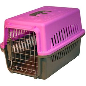تصویر باکس حمل مخصوص سگ و گربه درب فلزی سایز 1 ا Carry Box Dog & Cat Size 2 Carry Box Dog & Cat Size 2