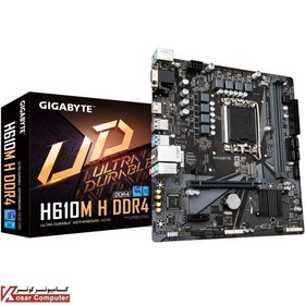 تصویر مادربرد گیگابایت مدل H610M-H-DDR4 سوکت 1700 GigaByte H610M-H-DDR4 LGA 1700 Motherboard