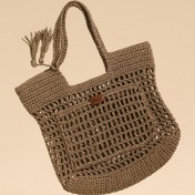 تصویر کیف رافیا جیب دار 