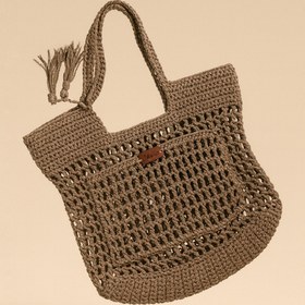 تصویر کیف رافیا جیب دار 