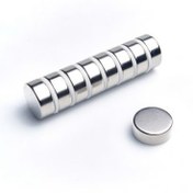 تصویر آهنربا نئودیمیوم سوپرمگنت سایز ۶x۴ بسته ۱۰ عددی 