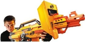 تصویر تفنگ اسباب بازی نرف مدل N-Strike Stapede ECS محصول NERF. 