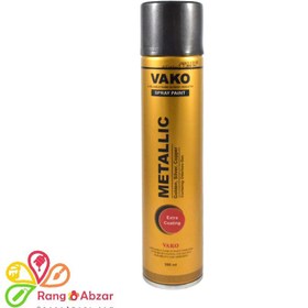 تصویر اسپری رنگ نوک مدادی متالیک واکو حجم 300ml Vako metallic pencil tip paint spray, volume 300ml