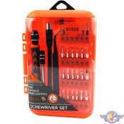 تصویر ست پیچ گوشتی 29 تکه YINDON 91025 Model 91025 28 in 1 Multipurpose Precision Magnetic Ratchet Screwdriver Repair Tools Kit