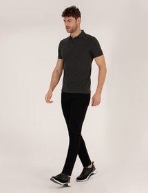 تصویر خرید اینترنتی شلوار جین مردانه سیاه پیر کاردین 863312 Siyah Slim Fit Jean Pantolon 50269059-VR046