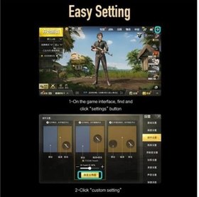 تصویر دسته بازی PUBG راک مدل RPH0879 PUBG Rock game handle model RPH0879