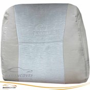 تصویر روکش صندلی تویوتا لندکروز اتاق 100 مدل 2002-2006 چرم وسط مخمل رنگ کرم 