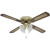 تصویر پنکه سقفی لوستری ریموت دار هومهر Hoomehr remote control chandelier ceiling fan