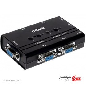 تصویر سوییچ KVM USB دی-لینک مدل DKVM-4U با ۴ پورت 